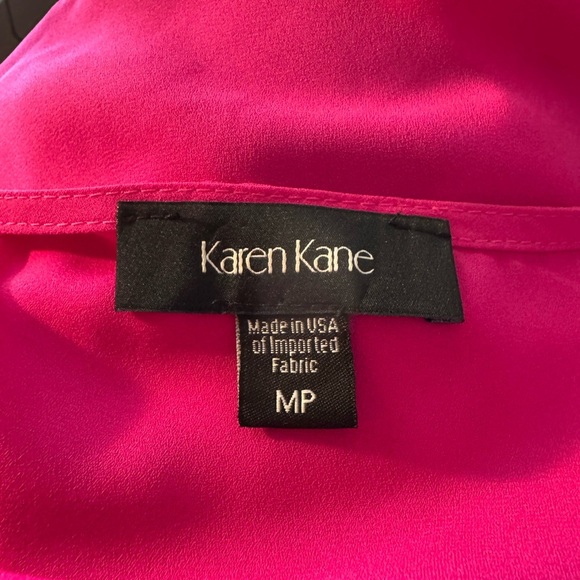 Elegant Karen Kane light and flowy Pink Women's Blouse - Picture 7 of 12